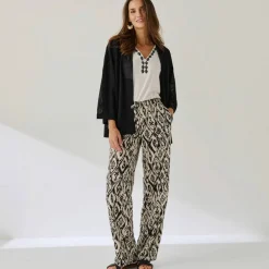 Gilet manches 3/4 maille brillante