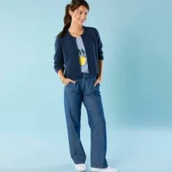 Gilet paletot maille fantaisie, Spécial Petites