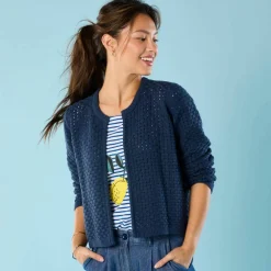 Gilet paletot maille fantaisie, Spécial Petites