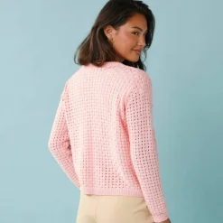 Gilet paletot maille fantaisie, Spécial Petites