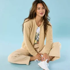 Gilet paletot maille fantaisie, Spécial Petites