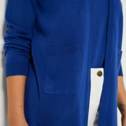 Gilet porter ouvert, maille toucher doux