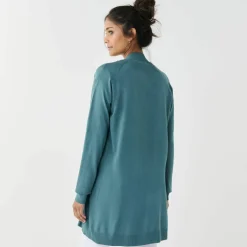 Gilet porter ouvert, manches longues