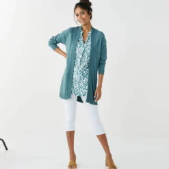 Gilet porter ouvert, manches longues