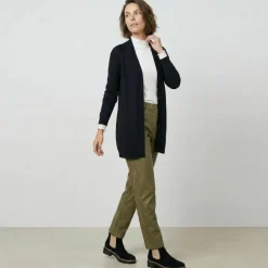 Gilet porter ouvert, manches longues