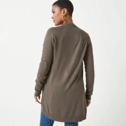 Gilet porter ouvert, manches longues