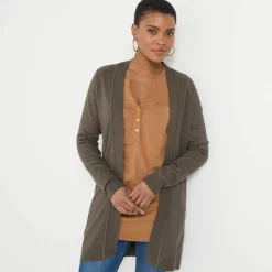 Gilet porter ouvert, manches longues