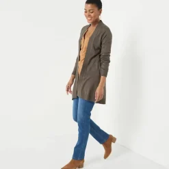 Gilet porter ouvert, manches longues