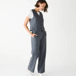 Gilet sans manches, uni