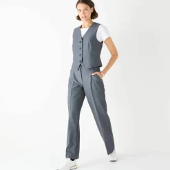Gilet sans manches, uni