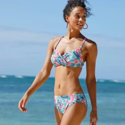 Haut de maillot de bain avec armatures drapé Bawa - forme corbeille