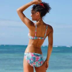 Haut de maillot de bain avec armatures drapé Bawa - forme corbeille