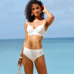 Haut de maillot de bain forme corbeille Calayo, avec armatures