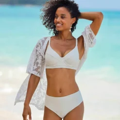Haut de maillot de bain forme corbeille Calayo, avec armatures