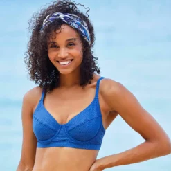 Haut de maillot de bain forme corbeille Calayo, avec armatures