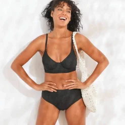 Haut de maillot de bain forme corbeille Calayo, avec armatures