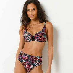 Haut de maillot de bain minimiseur forme coeur imprimé Kalibo - avec armatures