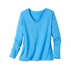 Haut de pyjama manches longues uni