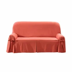 Housse bachette coton uni nouettes fauteuil canapés