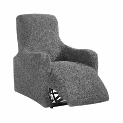 Housse bi-extensible imprimée gaufrée pour fauteuil relax