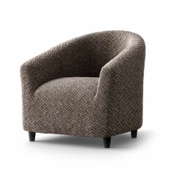 Housse bi-extensible microfibre gaufrée graphique pour fauteuil cabriolet