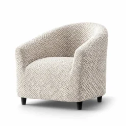 Housse bi-extensible microfibre gaufrée graphique pour fauteuil cabriolet