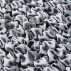 Housse bi-extensible microfibre gaufrée graphique pour fauteuil et canapé
