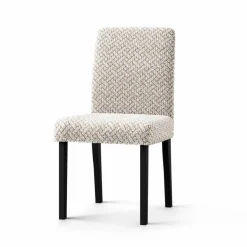 Housse bi-extensible microfibre gaufrée graphique spéciale chaise