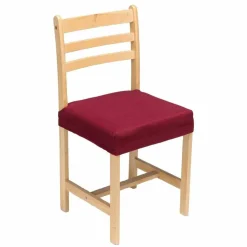 Housse chaise unie extensible - housse intégrale ou assise seule