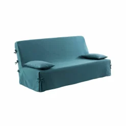 Housse clic-clac standard coton bachette uni
