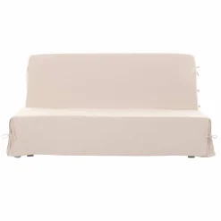 Housse clic-clac standard coton bachette uni