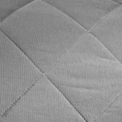Housse clic-clac standard matelassée coton bachette uni