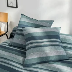 Housse coussin multicolore coton tissage artisanal - lot de 2