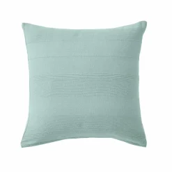 Housse coussin unie coton tissage artisanal - lot de 2