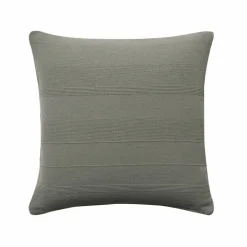 Housse coussin unie coton tissage artisanal - lot de 2