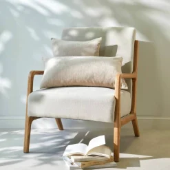 Housse de coussin chenille - lot de 2