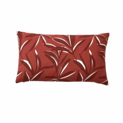 Housse de coussin imprimé feuillage