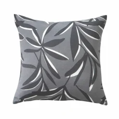 Housse de coussin imprimé feuillage