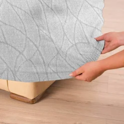 Housse extensible motif jacquard 