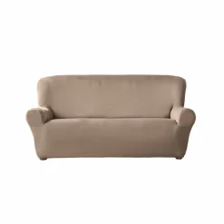Housse extensible unie canapé fauteuil accoudoirs