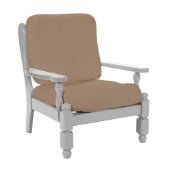 Housse extensible unie spéciale fauteuil rustique