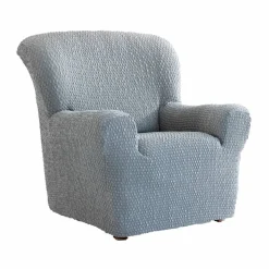 Housse gaufrée bi-extensible canapé fauteuil accoudoirs