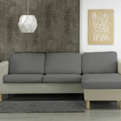 Housse gaufrée bi-extensible coussins méridienne