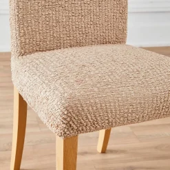 Housse microfibre bi-extensible gaufrée spéciale chaise
