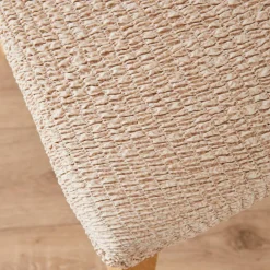 Housse microfibre bi-extensible gaufrée spéciale chaise