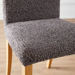 Housse microfibre bi-extensible gaufrée spéciale chaise