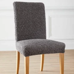 Housse microfibre bi-extensible gaufrée spéciale chaise
