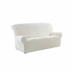 Housse texturée bi-extensible spéciale canapé fauteuil à accoudoirs