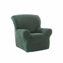 Housse texturée bi-extensible spéciale canapé fauteuil à accoudoirs