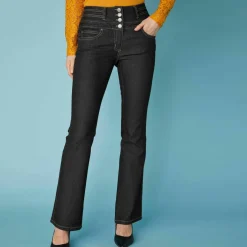 Jean boocut taille haute - petite stature